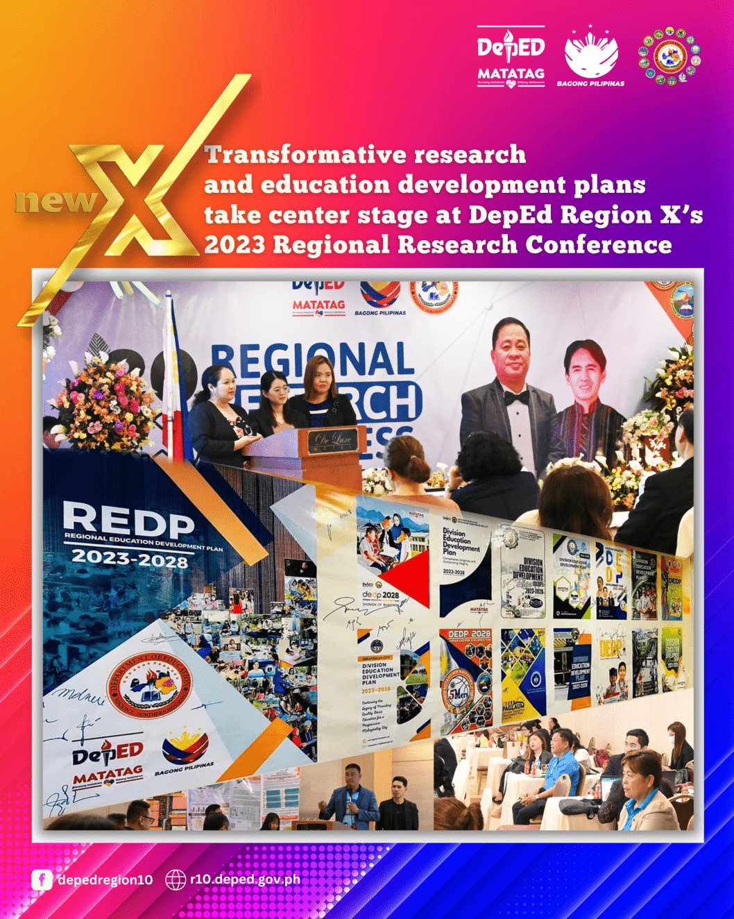 Transformative research and education development plans take center stage at DepEd Region X’s 2023 Regional Research Conference