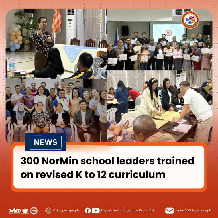 300 NorMin school leaders trained on revised K to 12 curriculum