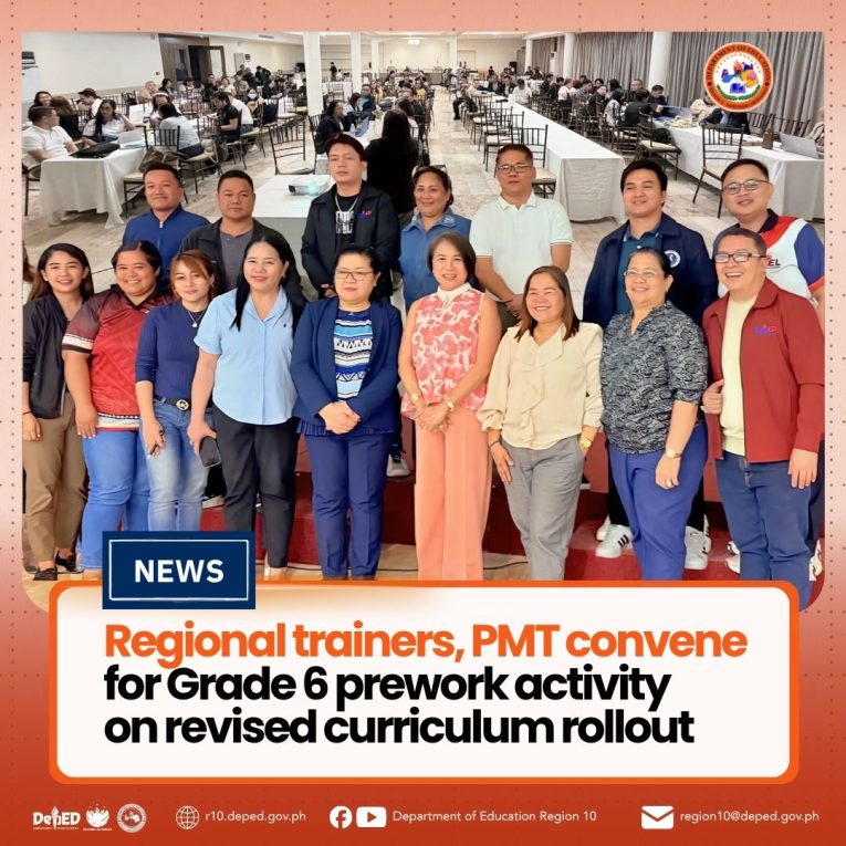 Regional trainers, PMT convene for Grade 6 prework activity on revised curriculum rollout