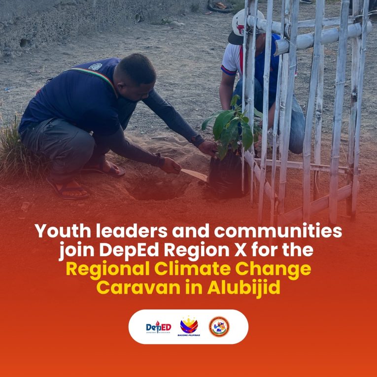 DepEd Region X mobilizes youth and local stakeholders for the Climate Change Caravan