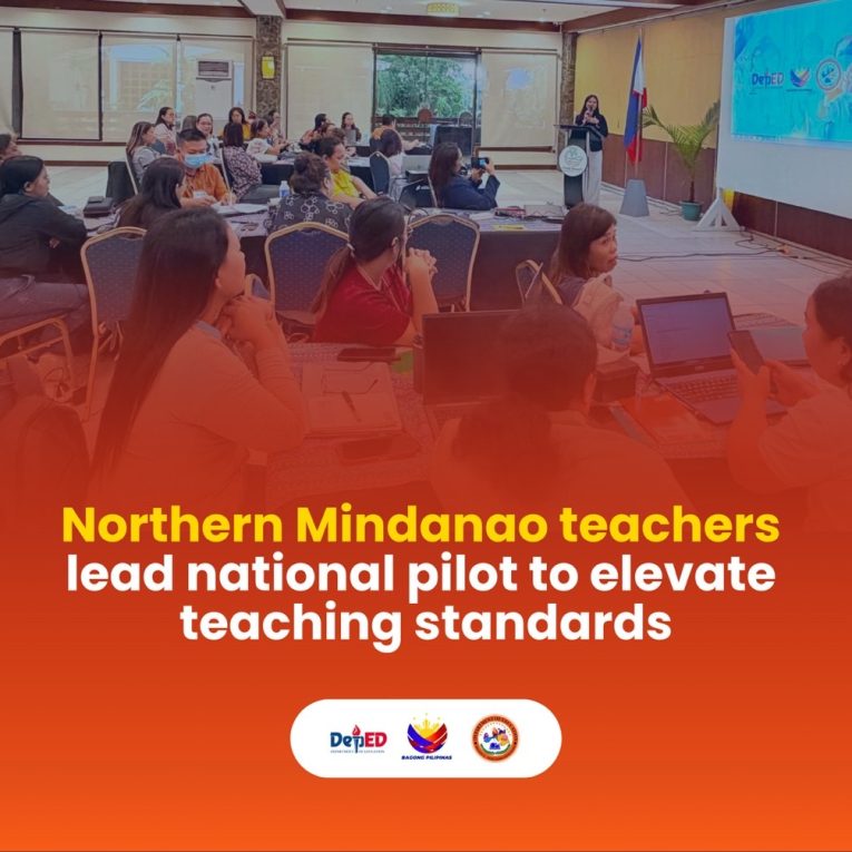 Northern Mindanao teachers lead national pilot to elevate teaching standards